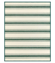 Load image into Gallery viewer, Dockside Stripe Evergreen Blanket: Original