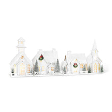 Load image into Gallery viewer, Snowy Tall Church w/ LED Lights