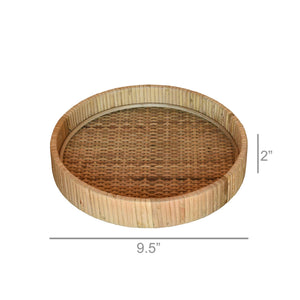 Cayman Tray, Rattan