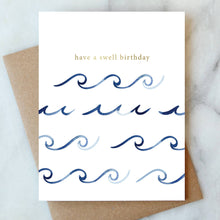 Load image into Gallery viewer, Waves Birthday Greeting Card | Birthday Card