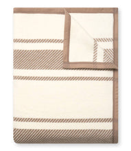 Load image into Gallery viewer, Dockside Stripe Sepia Blanket/ Original Size