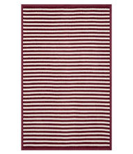 Load image into Gallery viewer, Sideline Stripe Maroon Midi Blanket/ Midi Size