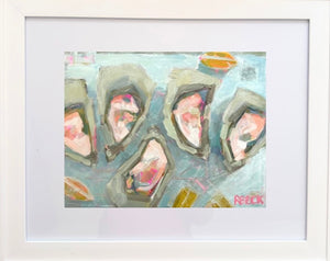 "Oysters" Framed Print