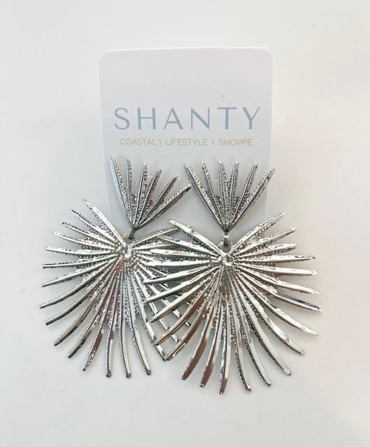 Palm Earrings / 2 Colors