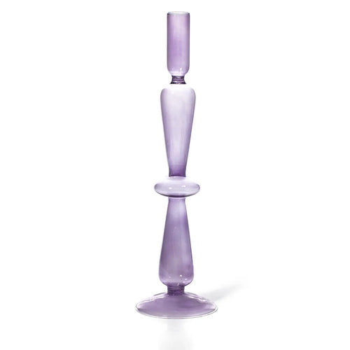 Glass Taper Holder in Lilac