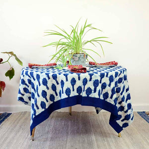 Magnolia Block print Tablecloth