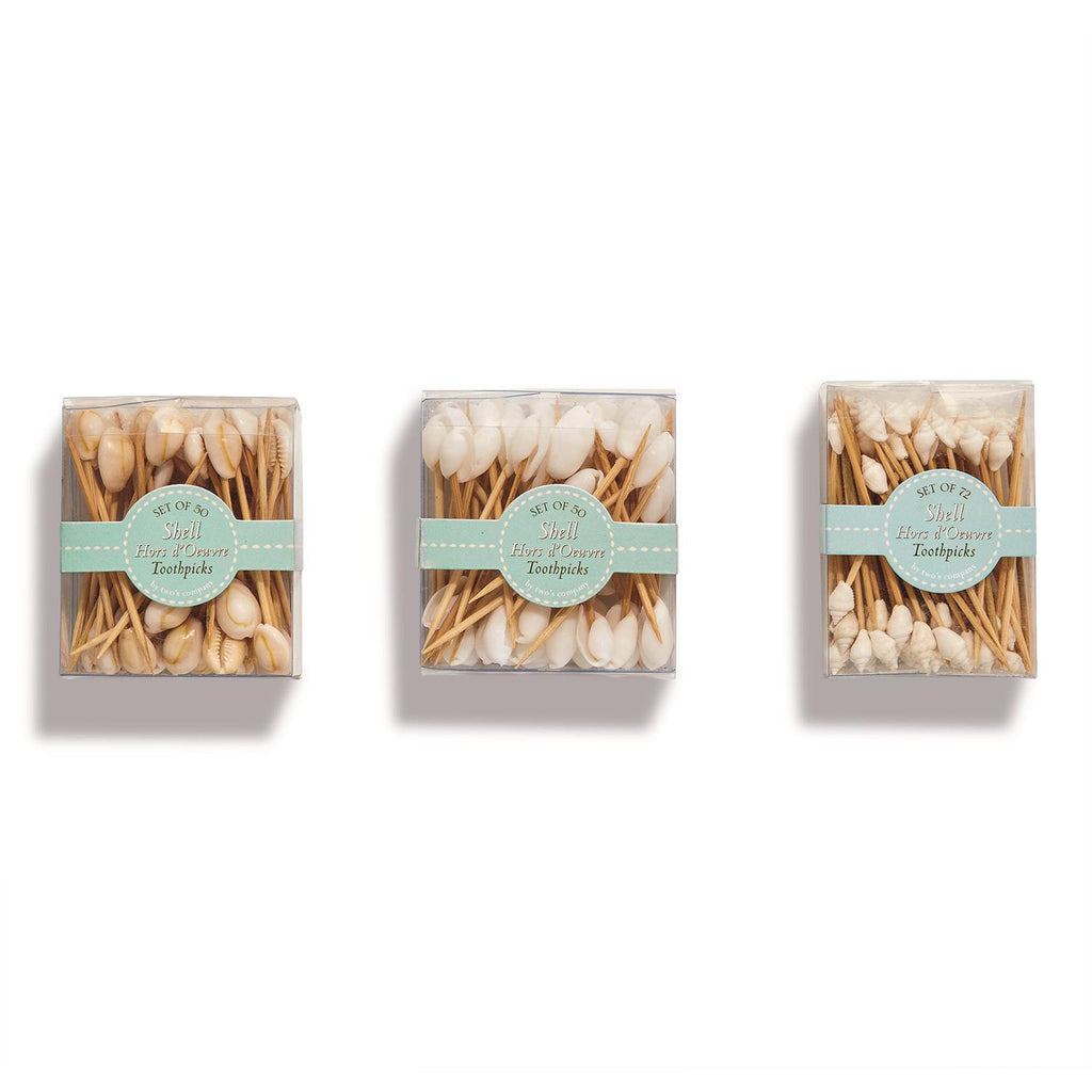Seashell Hors D'Oeuvre Picks in Gift Box