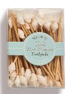 Seashell Hors D'Oeuvre Picks in Gift Box