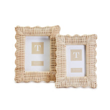 Load image into Gallery viewer, Rattan Wicker Weave Photo Frames