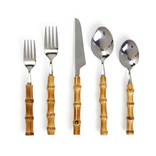 Load image into Gallery viewer, Bamboo Flatware Set