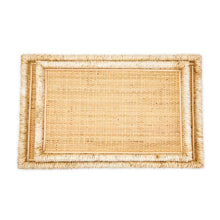 Load image into Gallery viewer, Rattan and Corn Bract Leaf Trays