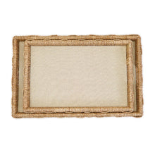 Load image into Gallery viewer, Sea Grass and Rattan Decorative Rectangular Tray