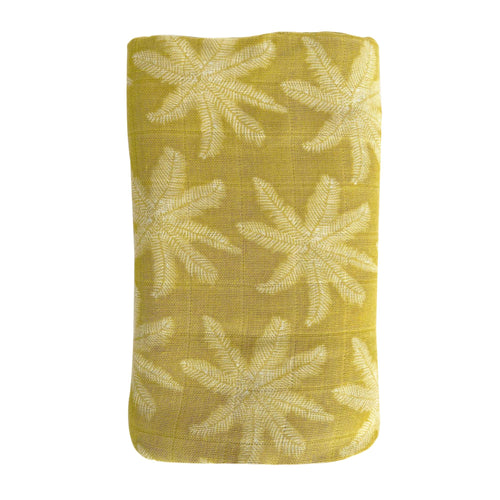 Palm Print Muslin Swaddles