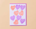 Candy Hearts Valentine Card