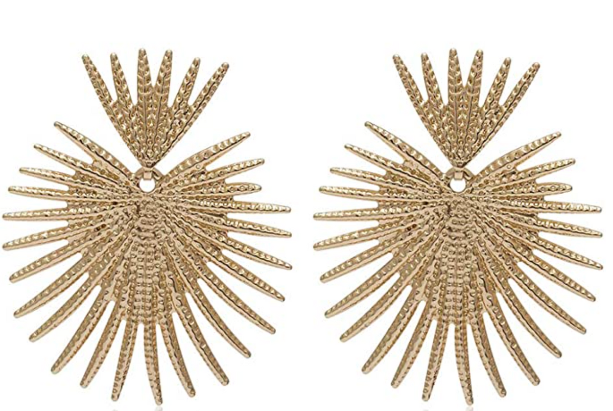 Palm Earrings / 2 Colors