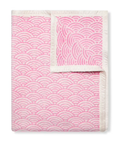 Brewster Scallops Light Pink Blanket