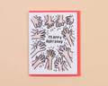 "Clappy Birthday" Letterpress Greeting Card