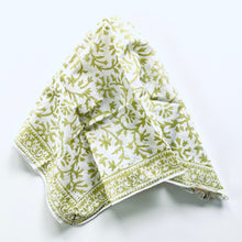 Load image into Gallery viewer, Luxury Block Print Casual Bandana Napkins  (SOLD IN 4)