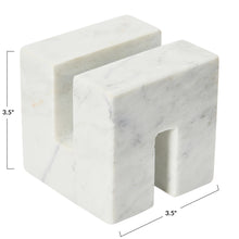 Load image into Gallery viewer, Square Marble Cookbook Stand