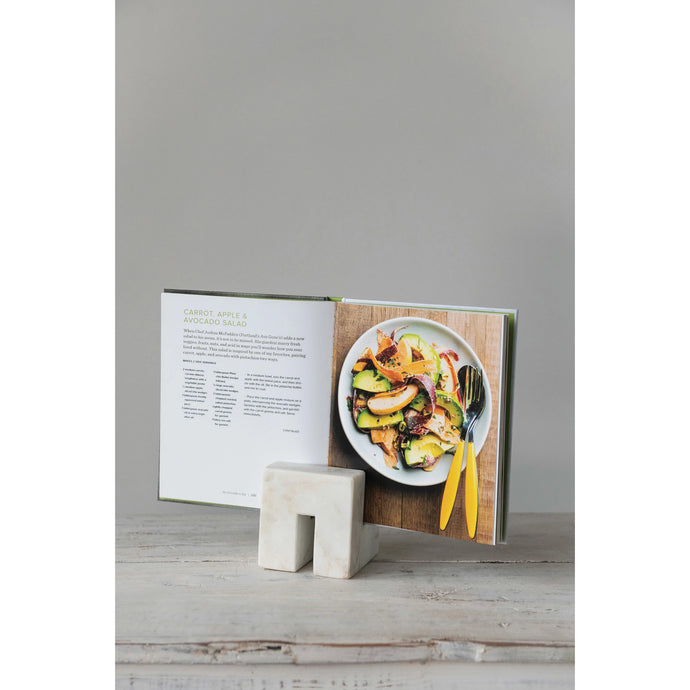 Square Marble Cookbook Stand