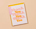 "Thank You, Thank You, Thank You" Card: Box of 6