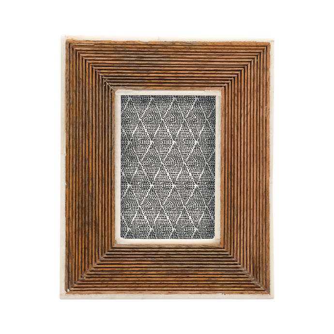 Carved Frame with Bone Border