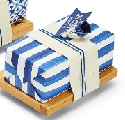 Indigo Scented Soap with Bamboo Tray.